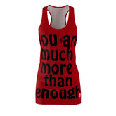 Women's Cut & Sew  HIP HOP ART Racerback Dress (AOP)